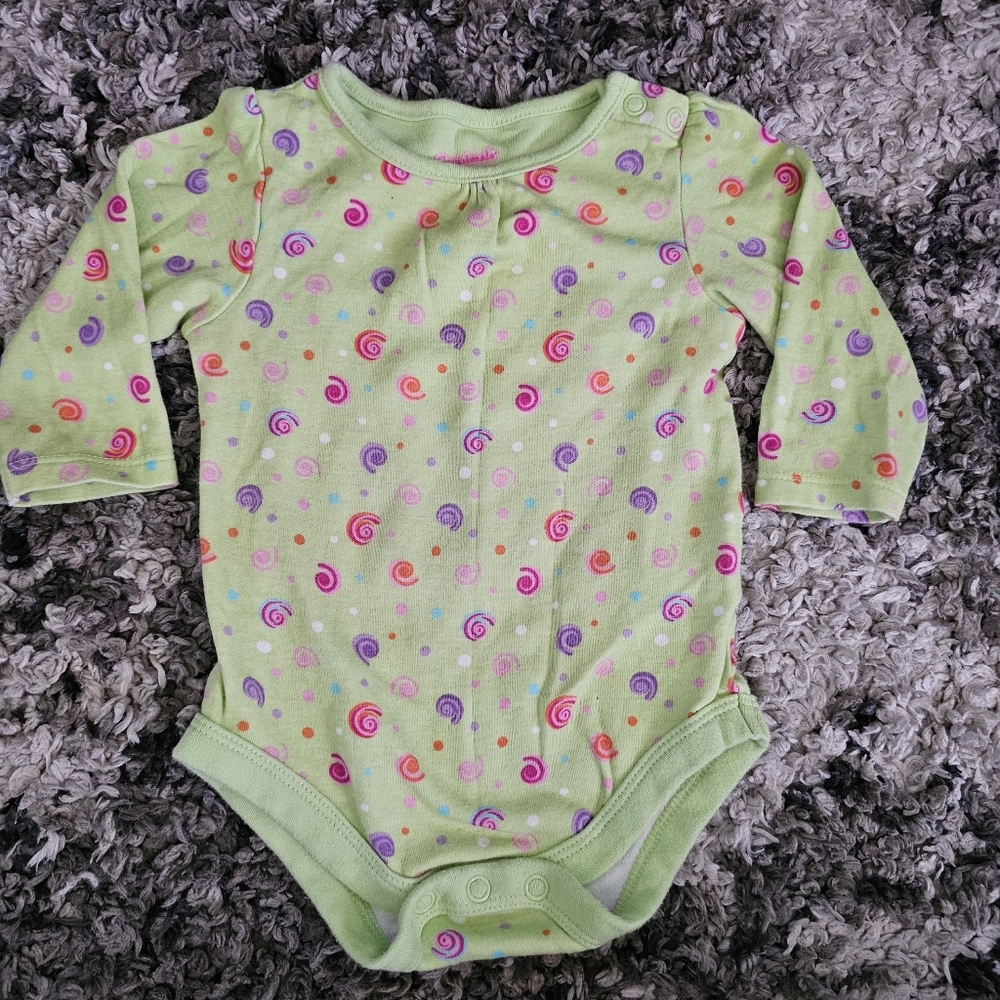 Baby Garanimals Longsleeve Onesie Size 3- 6 months